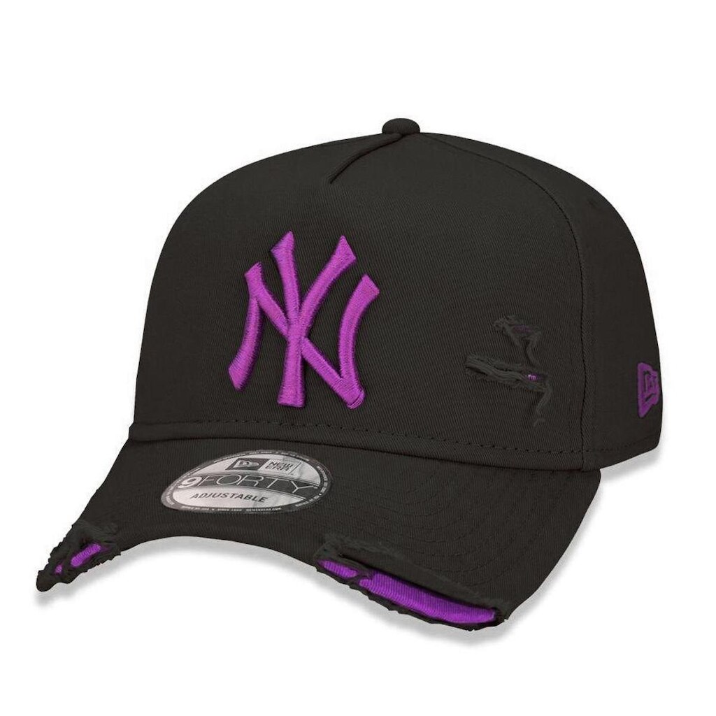 Boné New Era New York Yankees 940 A-Frame Damage Destroyed Aba Curva