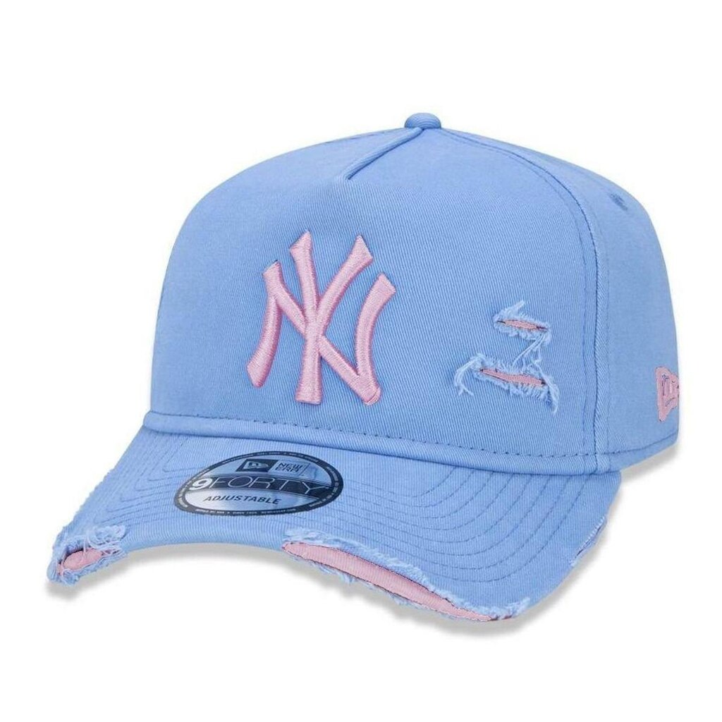 Boné New Era New York Yankees 940 A-Frame Damage Destroyed Aba Curva