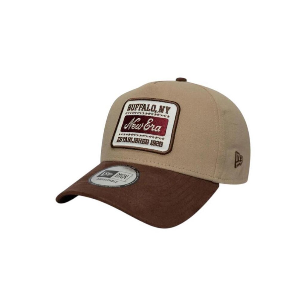 Boné New Era Patch E-Frame Cambrs Bege Masculino