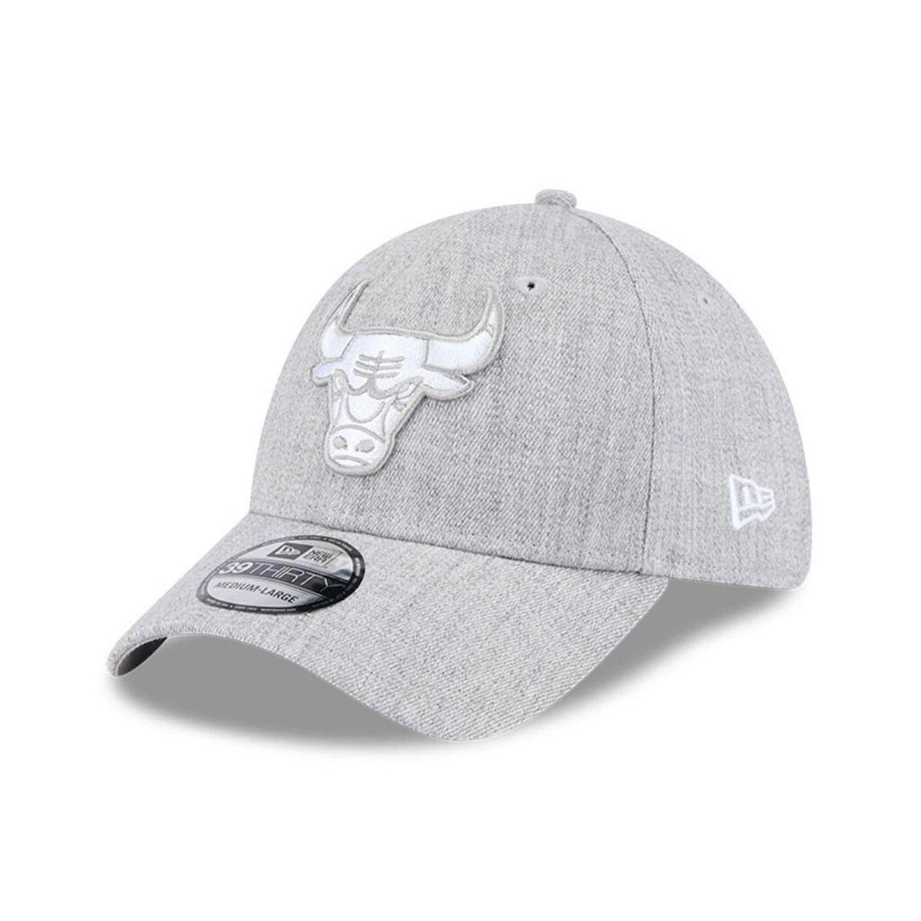 Boné New Erav 39THIRTY Chicago Bulls NBA Cinza