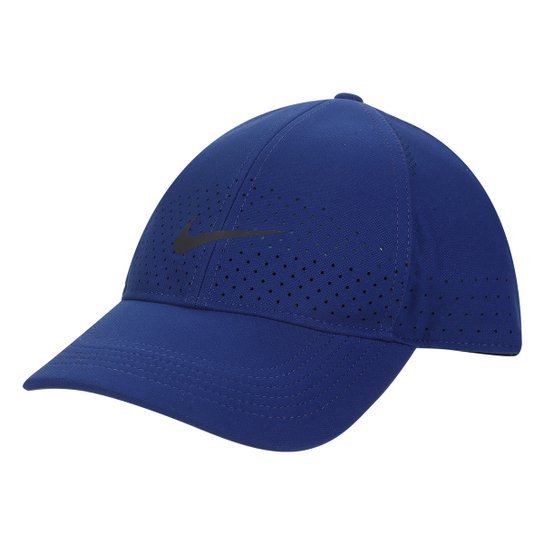 Boné Nike Aba Curva Arobill L91 Cap - Azul e Preto é ruim? Boné Nike Aba Curva Arobill L91 Cap - Azul e Preto é boa?