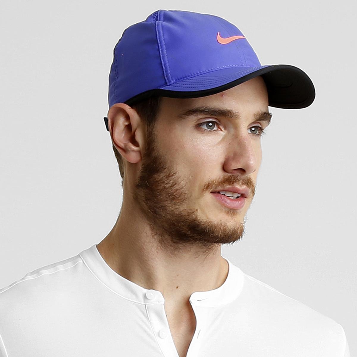 Boné Nike Dri-Fit Aerobill FeatherLight - Preto - Bike Fan Store