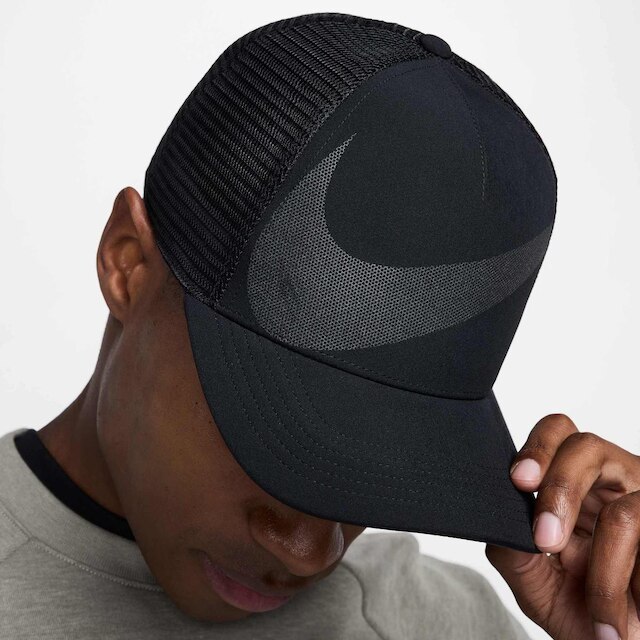 Nike Bone Razer Boné Nike Dri-FIT Swoosh Unissex - Preto | Netshoes