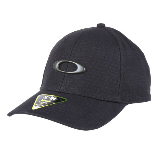 Boné Oakley Aba Curva 6 Panel - Preto Menor preço em Boné Oakley Aba Curva 6 Panel - Preto