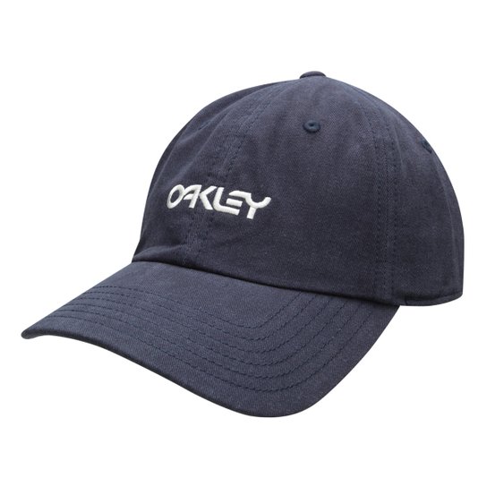 Boné Oakley Aba Curva Mod 6 Panel Washed Cotton Hat - Marinho Menor preço em Boné Oakley Aba Curva Mod 6 Panel Washed Cotton Hat - Marinho