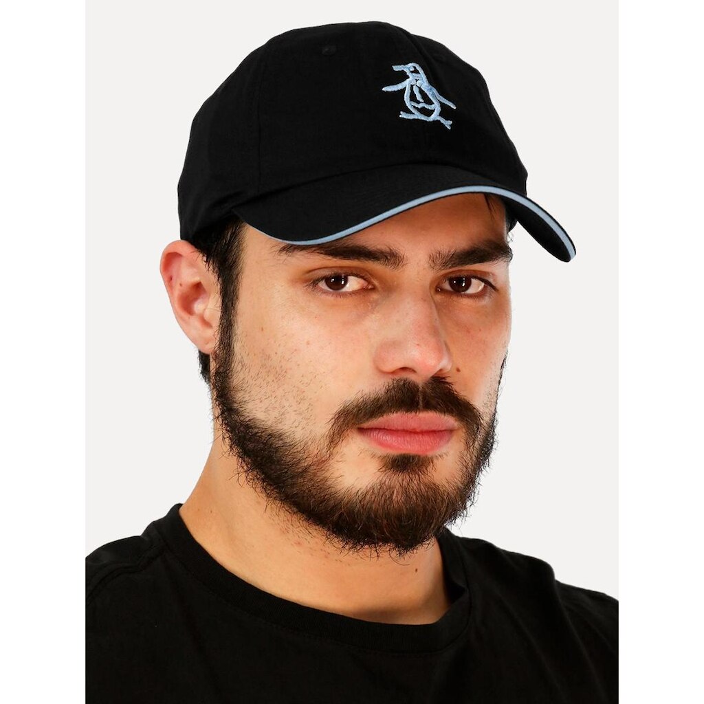 Boné Original Penguin Masculino Tradicional Bordado Preto