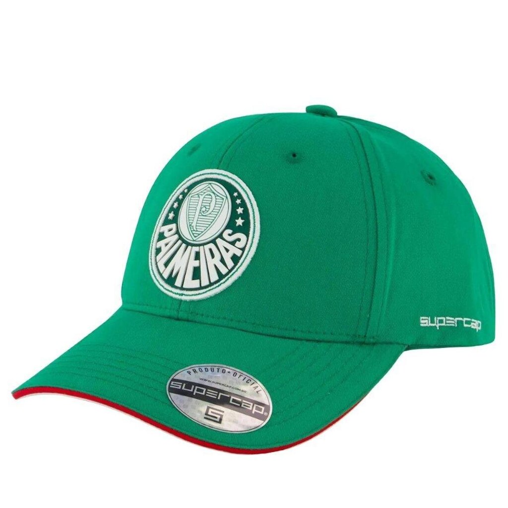 Boné Palmeiras Bordado 6 Gomos Licenciado