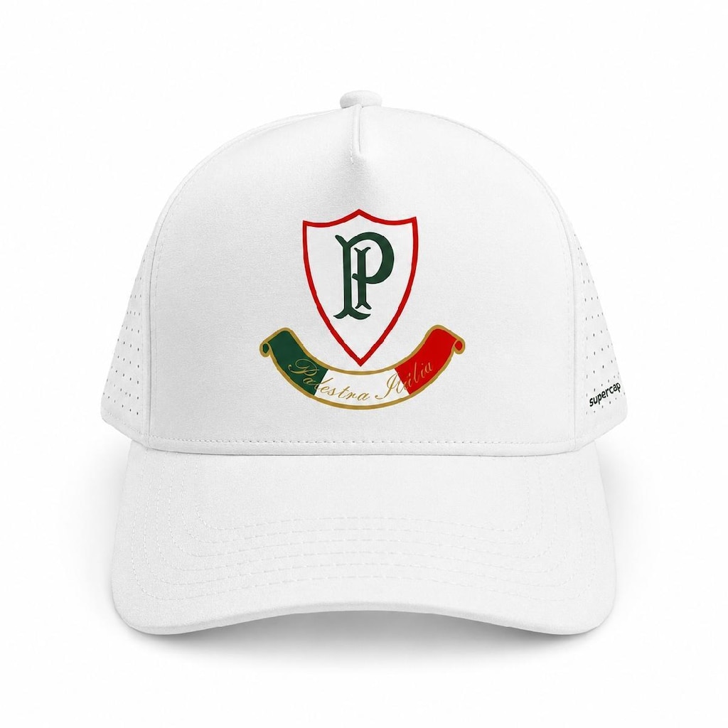 Boné Palmeiras SuperCap Palestra Itália Símbolo Branco Oficial