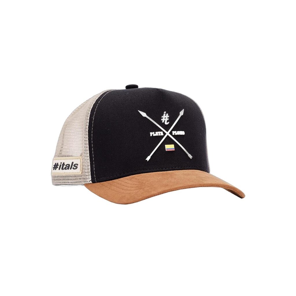 Boné Plata O Plomo X Preto Aba Caramelo
