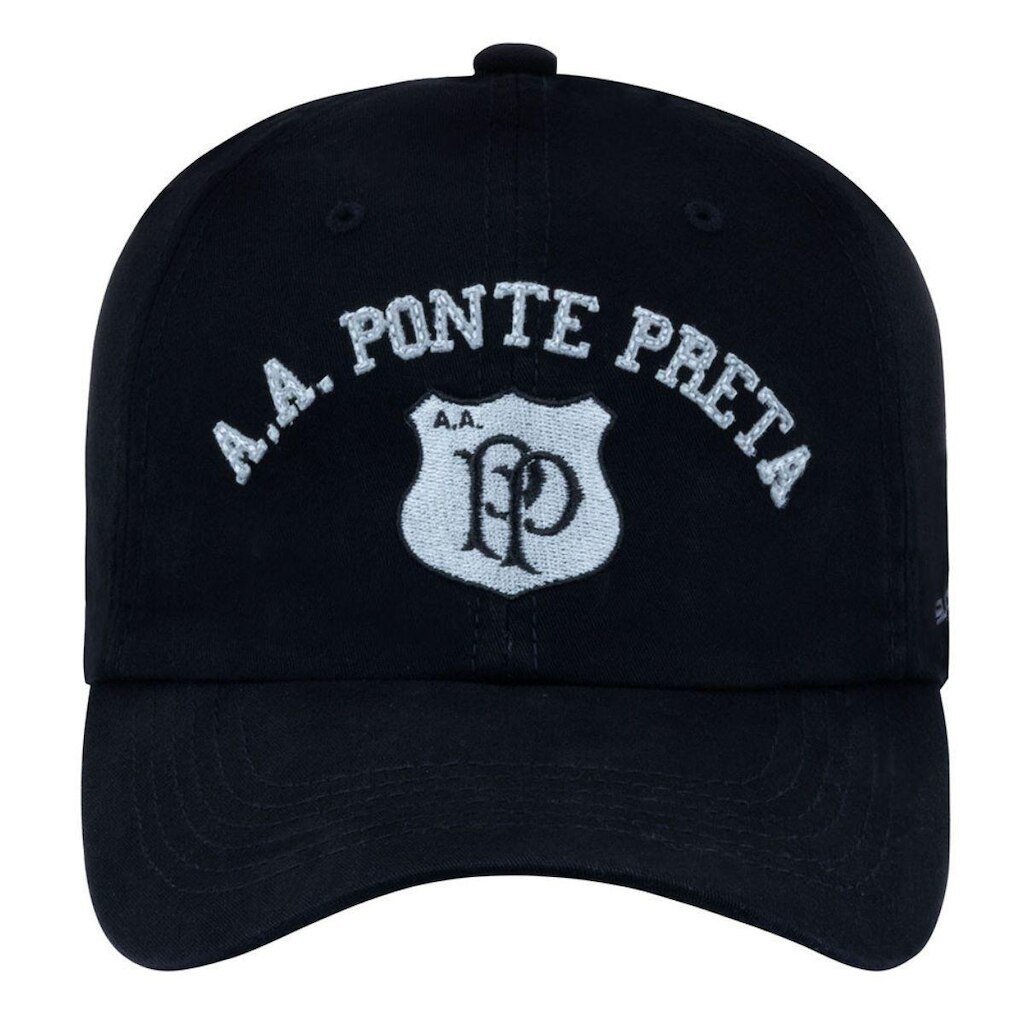 Boné Ponte Preta Campinas Masculino Preto Supercap