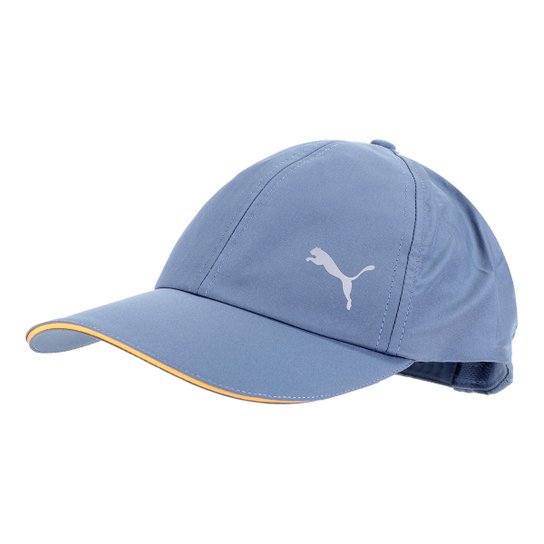 Boné Puma Aba Curva Strapback Ess Running - Azul+Laranja Menor preço em Boné Puma Aba Curva Strapback Ess Running - Azul+Laranja