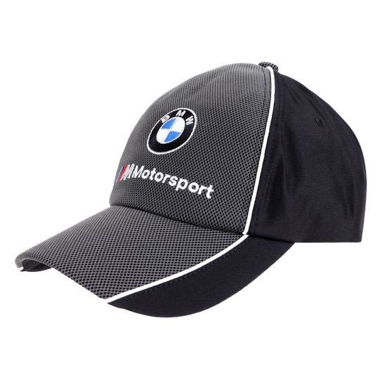 Boné Puma BMW Motorsport Aba Curva Unissex - Preto Menor preço em Boné Puma BMW Motorsport Aba Curva Unissex - Preto