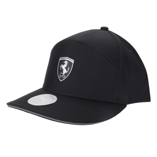 Boné Puma Ferrari Aba Curva Strapback SPTWR Style - Preto Menor preço em Boné Puma Ferrari Aba Curva Strapback SPTWR Style - Preto