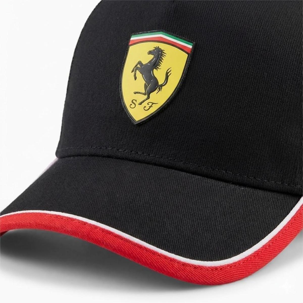 Bone Puma Ferrari Trucker - Preto - Preto | Netshoes