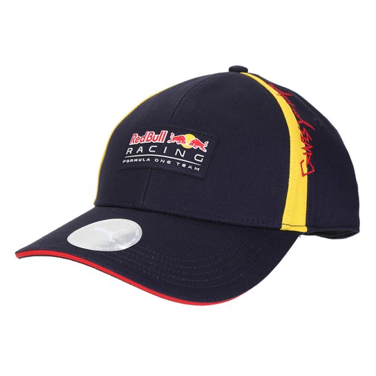 Boné Puma Red Bull Aba Curva - Marinho Menor preço em Boné Puma Red Bull Aba Curva - Marinho
