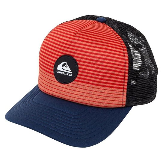 Boné Quiksilver Aba Curva Tijuana Trucker - Laranja Menor preço em Boné Quiksilver Aba Curva Tijuana Trucker - Laranja
