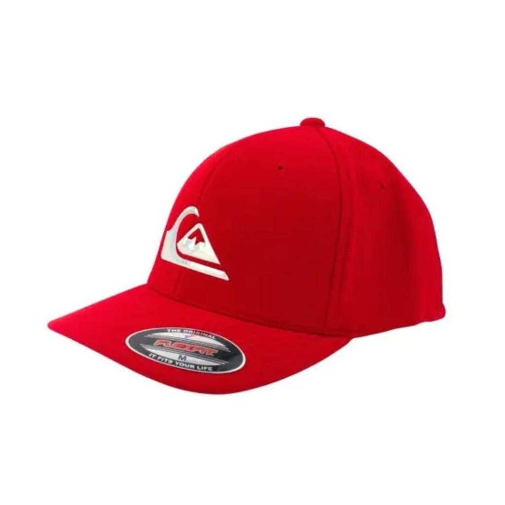 Boné Quiksilver Red Aba Curva Hologram 3D Logo