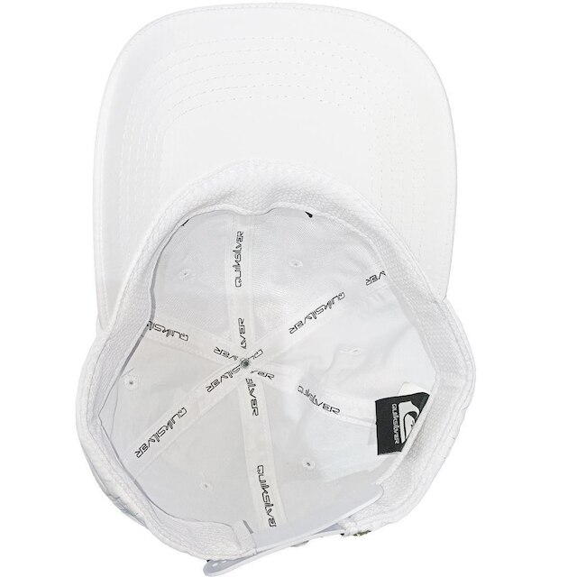 Boné Quiksilver Rushed Logo DNA Branco