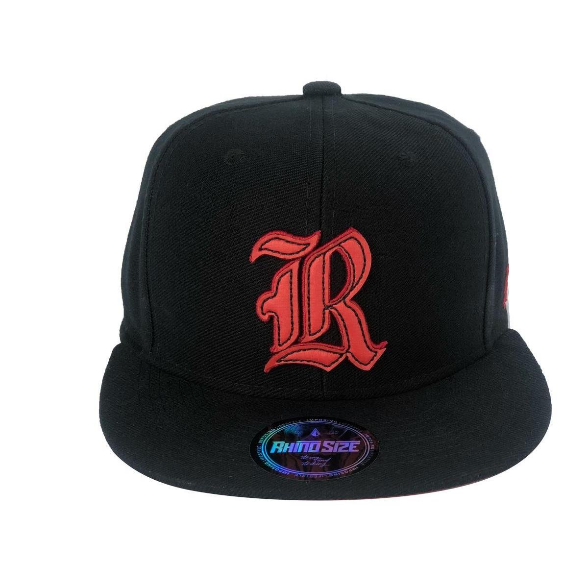 Boné Rhino Size Los Rhino Wave1 Preto e vermelho