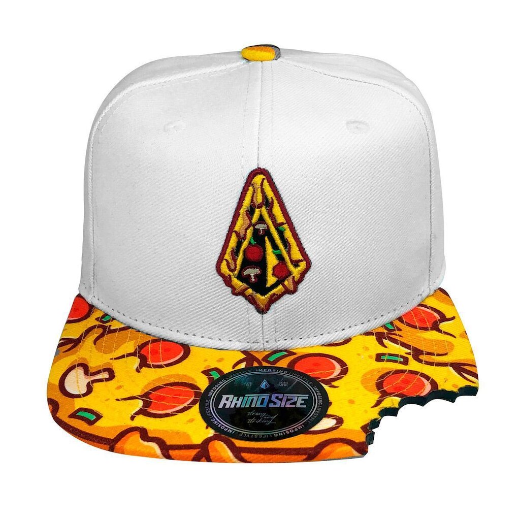 Boné Rhino Size Pizzaiolo Aba Reta Branco
