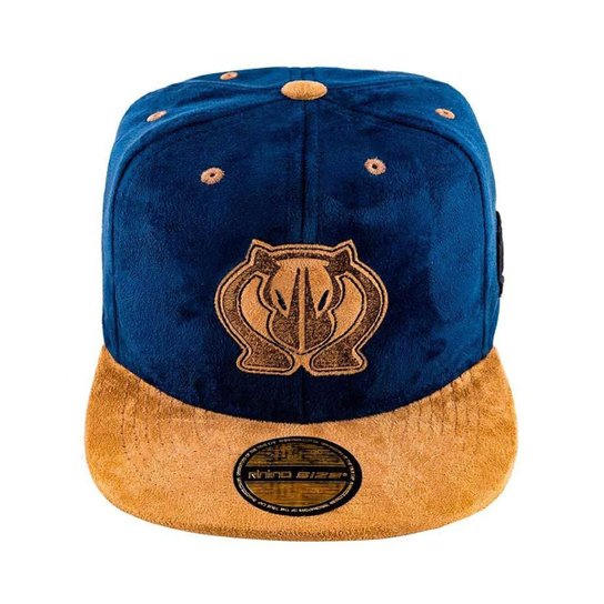 Boné Rhino Size Snapback Aba Reta - Marinho Menor preço em Boné Rhino Size Snapback Aba Reta - Marinho
