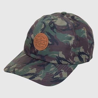 Boné RVCA Aba Curva Snapback Camuflada