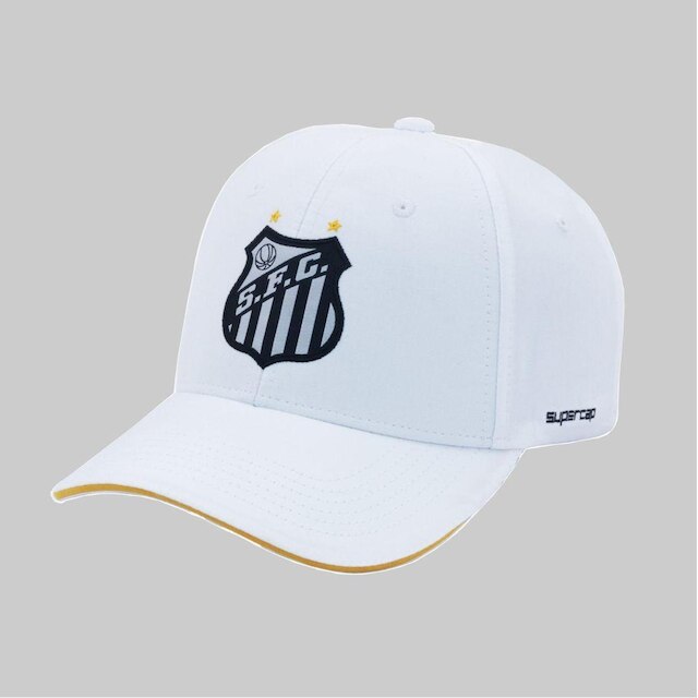 Boné Santos Supercap Patch Bordado Masculino Branco