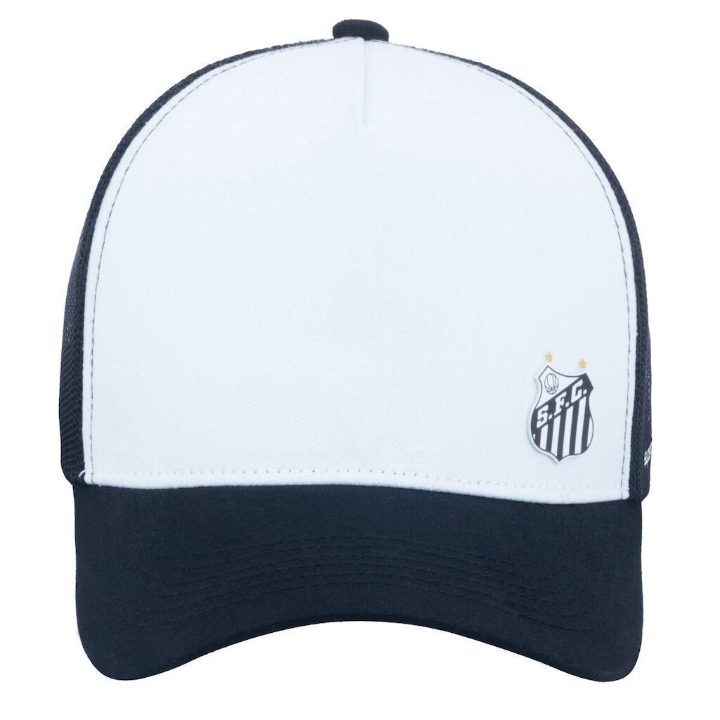 Boné Santos Supercap Trucker Silk Masculino Branco