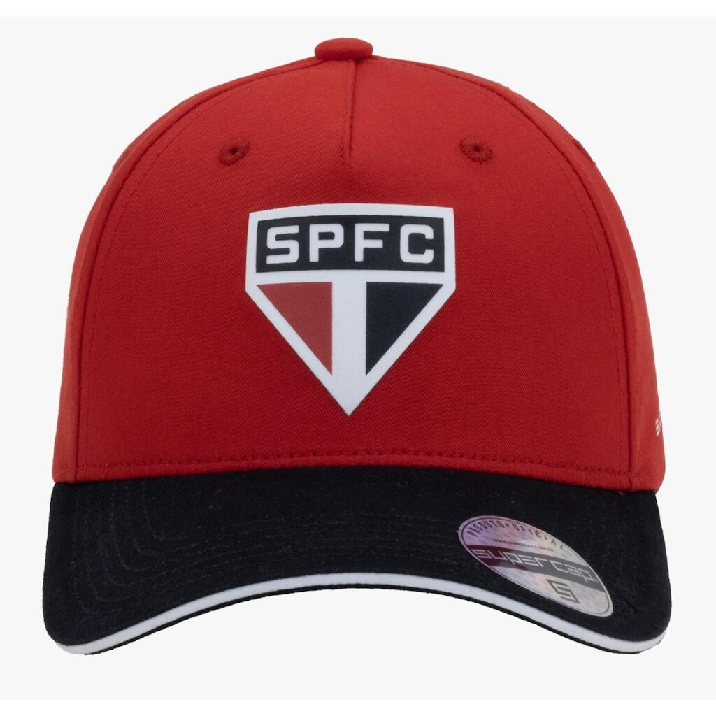 Boné São Paulo Infantil Americano Silk Frontal Bordado
