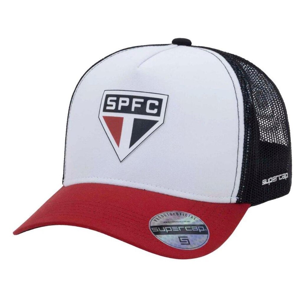 Boné São Paulo Trucker Licenciado