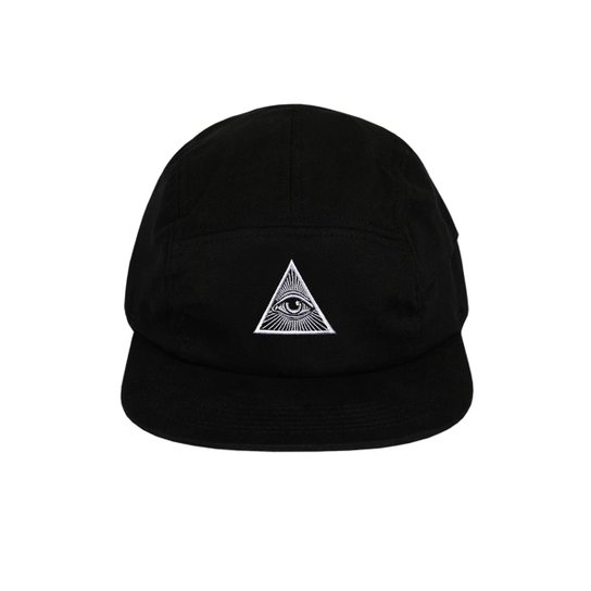 Boné Skull Clothing Five Panel Illuminatti - Preto Menor preço em Boné Skull Clothing Five Panel Illuminatti - Preto