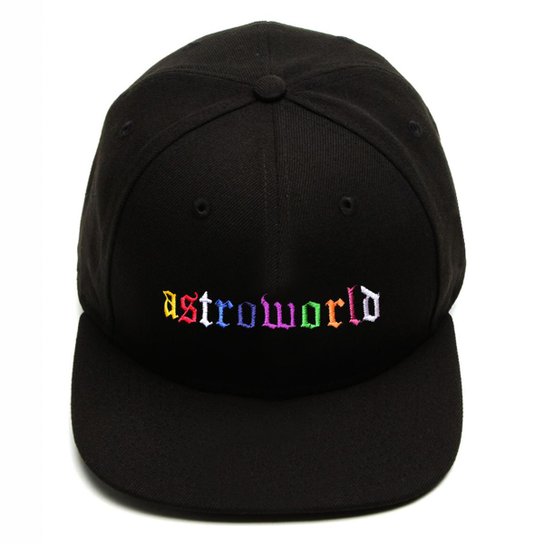 Boné Skull Clothing  Snapback Astroworld - Preto