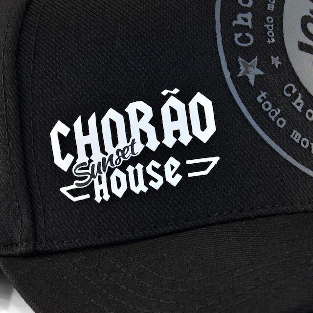 Boné Snapback Chorão Sunset House Black