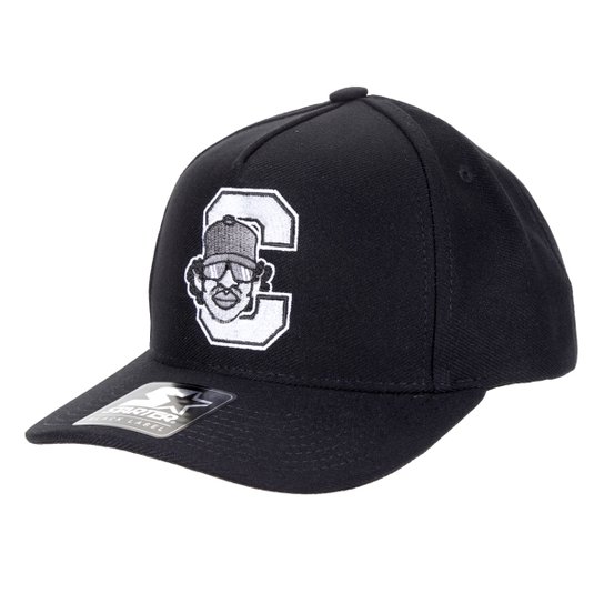 Boné Starter Aba Curva Snapback Compton Big C - Preto Menor preço em Boné Starter Aba Curva Snapback Compton Big C - Preto
