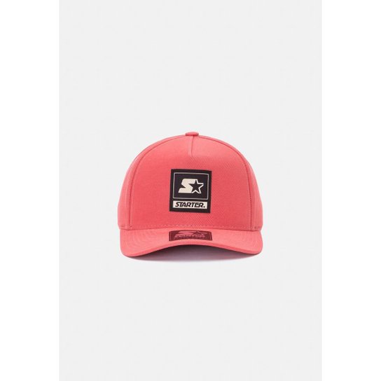 Boné Starter Aba Curva Snapback Masculino - Rosê Menor preço em Boné Starter Aba Curva Snapback Masculino - Rosê
