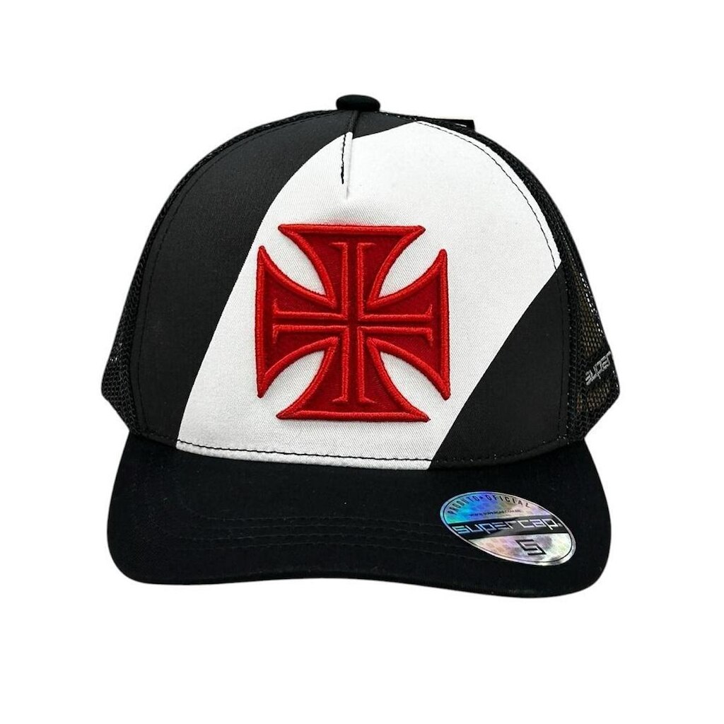 Boné SuperCap Vasco Infantil Aba Curva  Unissex