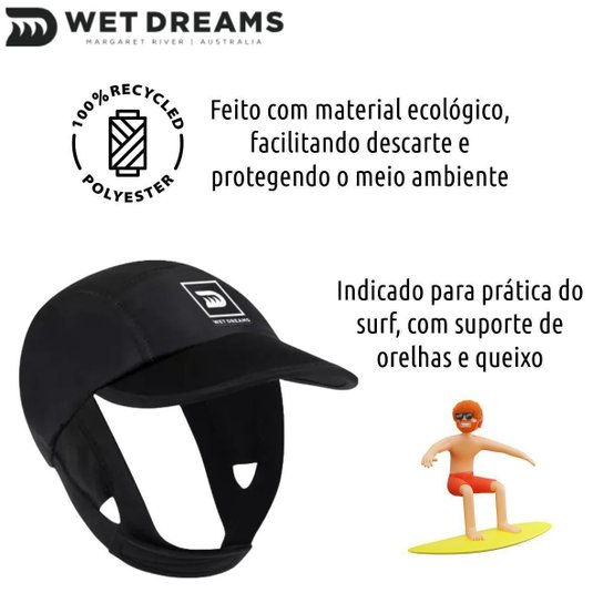 Boné Surf com Presilha Proteção UV +50 Wet Dreams Five Panel