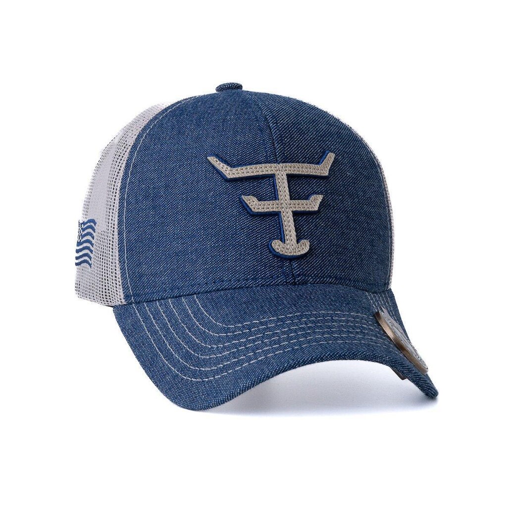 BONE TEXAS FARM COM ABRIDOR - TF1025 - JEANS Único