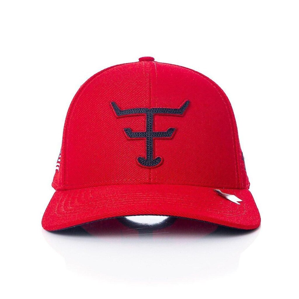 BONÉ TEXAS FARM - NEW TEXAS - TF672 - VERMELHO/ PRETO Único