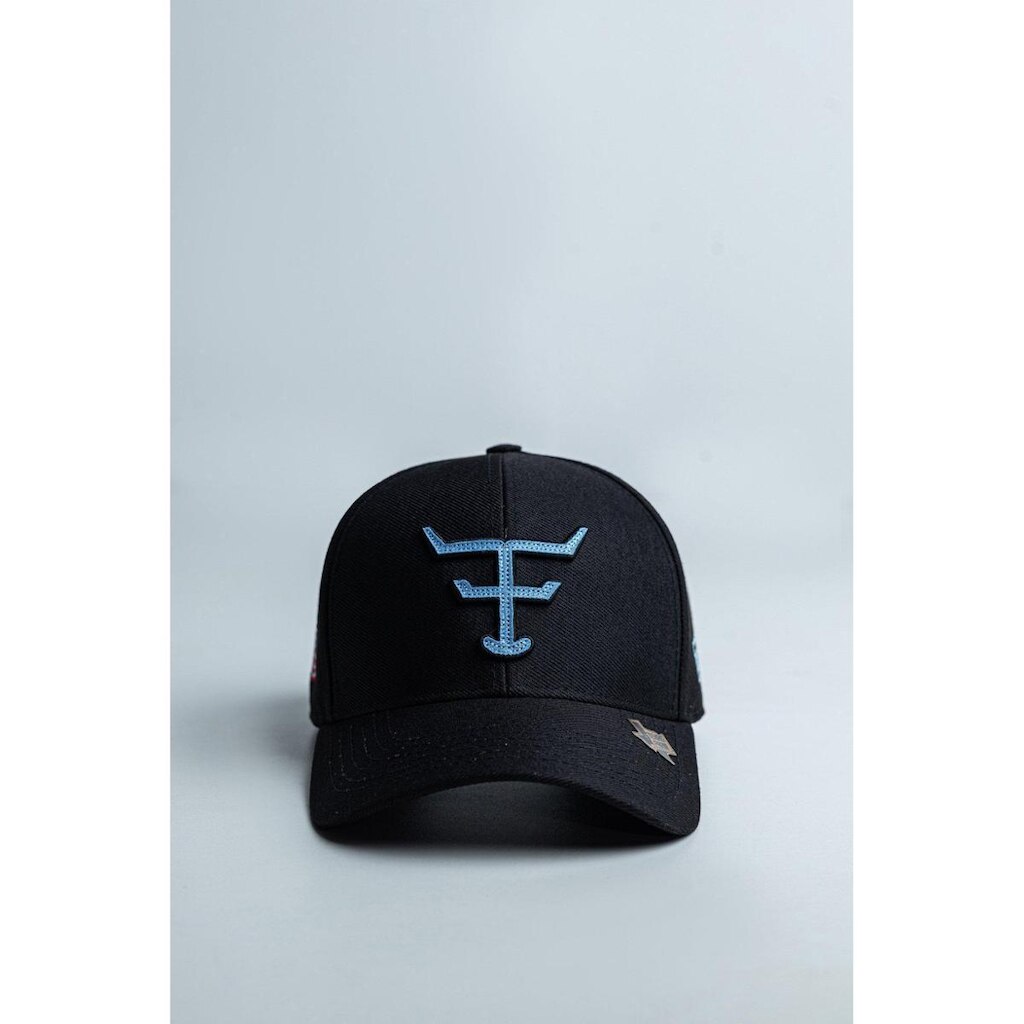 Bone Texas Farm - New Texas - Tf987 - Preto/ Azul Bb Único
