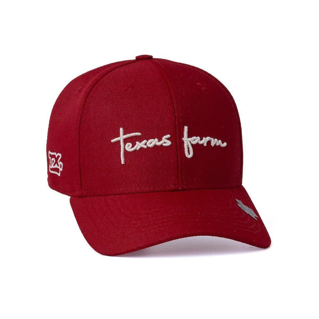 Bone Texas Farm - Sleek - Tf961 - Vermelho Bordo Único