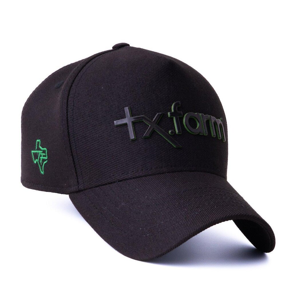 BONE TEXAS FARM - TF1053 - PRETO/ VERDE ÚNICO