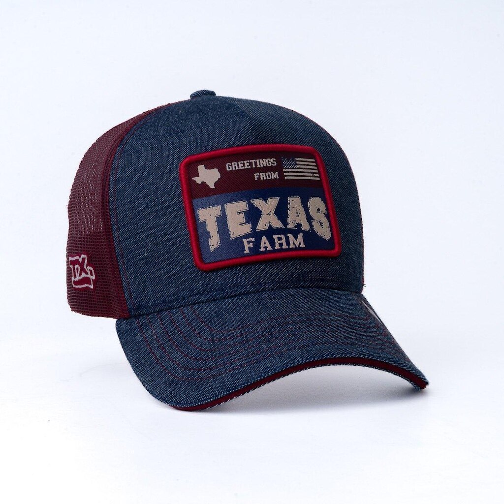 BONE TEXAS FARM - TF250 - JEANS Único
