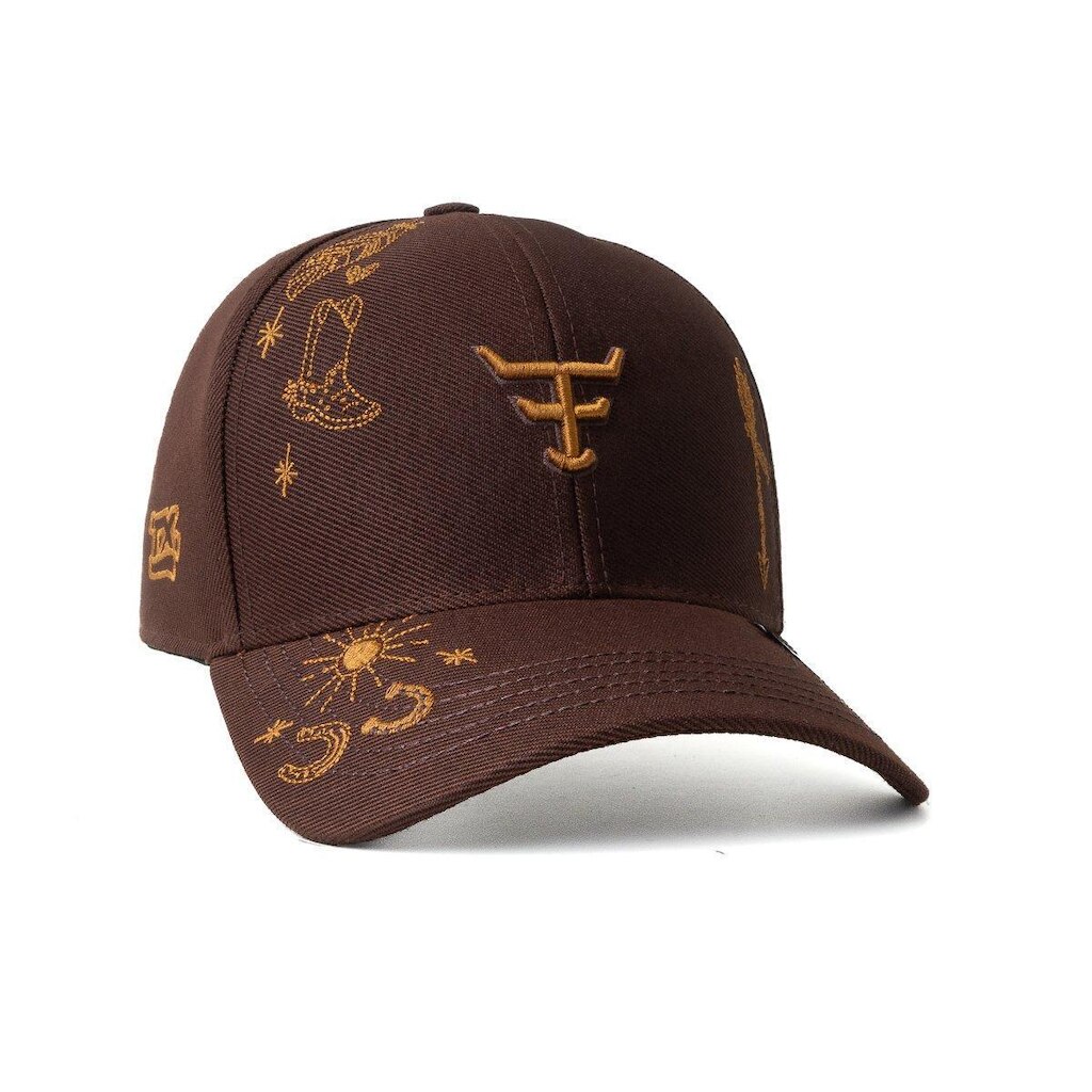 BONE TEXAS FARM - WESTERN SHOW - TF984 - MARROM CAFE Único