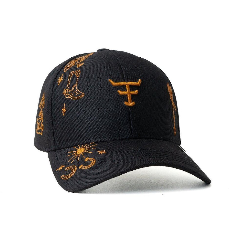BONE TEXAS FARM - WESTERN SHOW - TF984 - PRETO Único