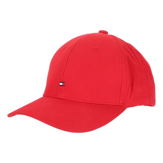 Boné Tommy Hilfiger Aba Curva Classic Masculino - Vermelho Menor preço em Boné Tommy Hilfiger Aba Curva Classic Masculino - Vermelho