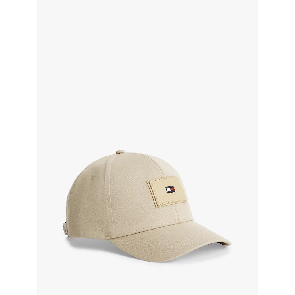 Boné Tommy Hilfiger Flag Gabardine Six-Panel Masculino Bege