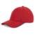 Boné Tommy Hilfiger Th Corp Flannel 6 Panel Vermelho - Vermelho