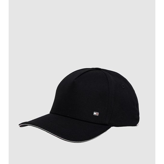 Boné Tommy Hilfiger TH Elevated Corporate Cap - Preto Menor preço em Boné Tommy Hilfiger TH Elevated Corporate Cap - Preto