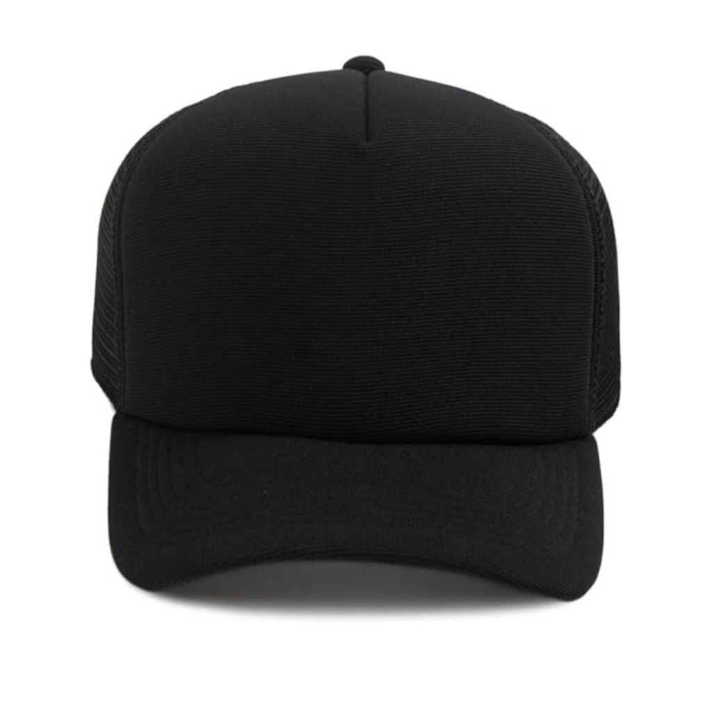 Boné Trucker Liso Aba Curva Com Regulagem de Rendinha